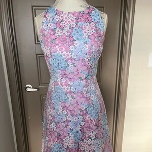 Kate Spade Size 6 Blue/Pink/White Floral Dress